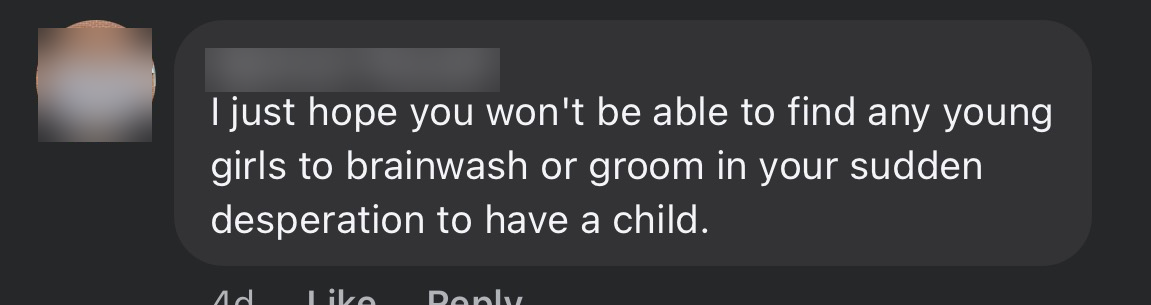 Facebook comment, January 2026